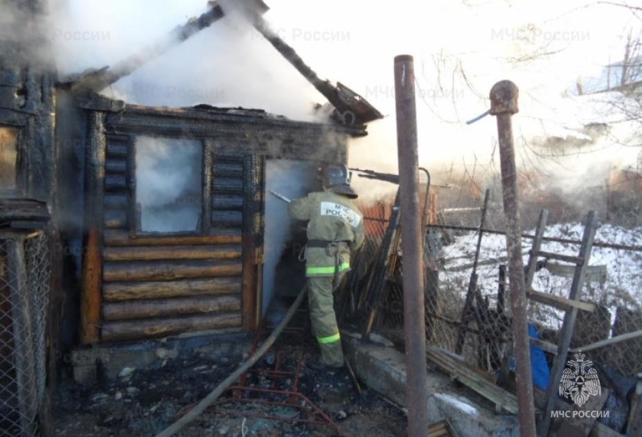Пожар в хозяйственной постройке в городском округе Шатура