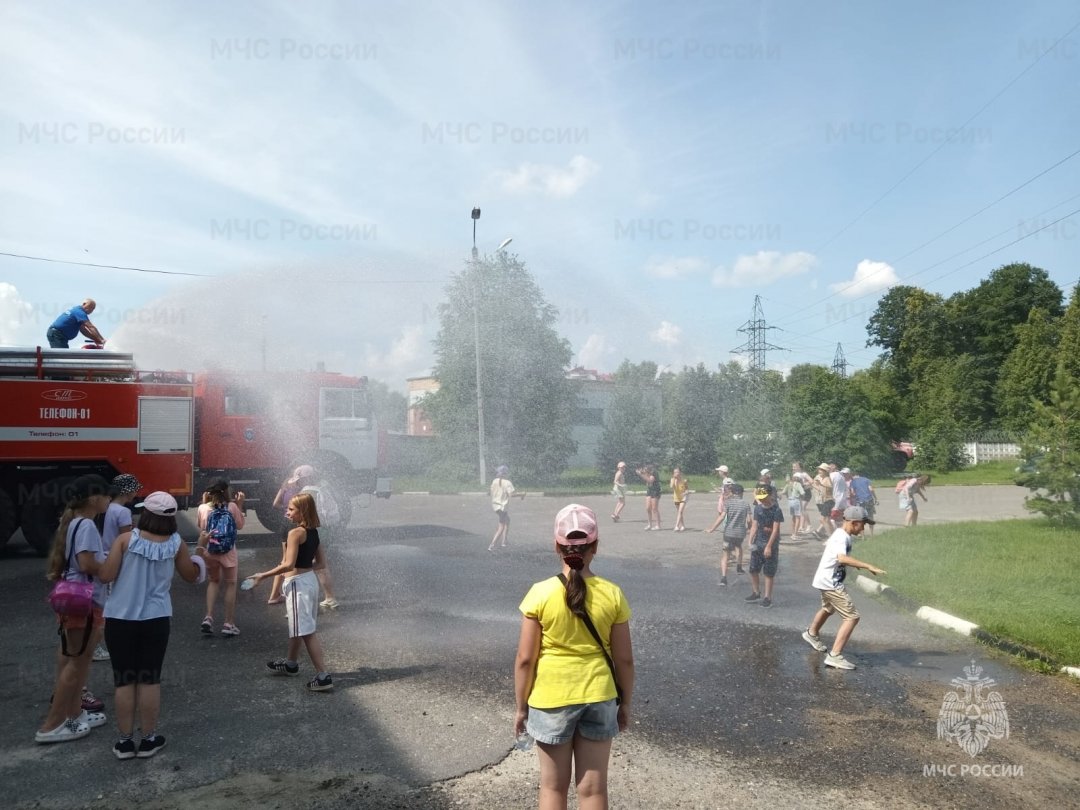 В пожарной части филиала Шатурской ГРЭС проведена экскурсия для школьников