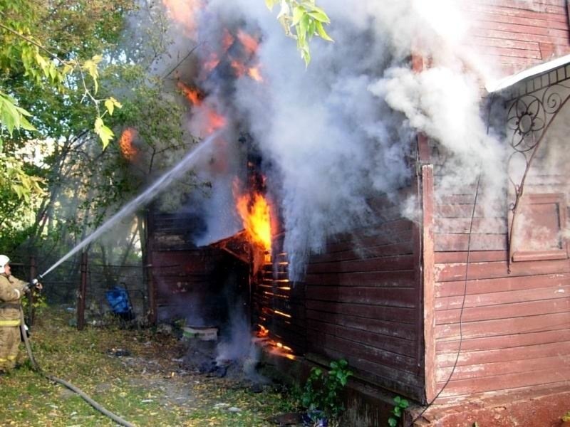 Пожар в хозяйственной постройке в городском округе Шатура